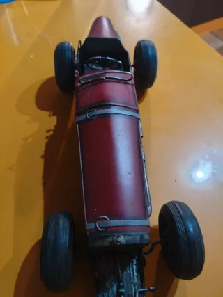 Coche Vintage Decoración Rojo