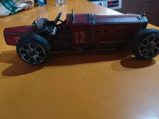 Coche Vintage Decoración Rojo