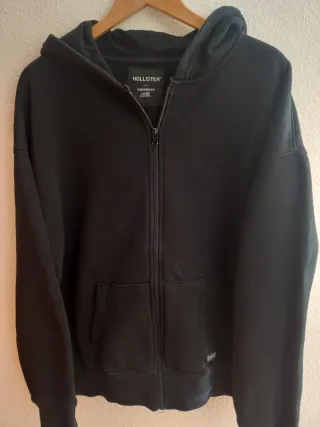 Sudadera Hollister Negra Hombre Talla L