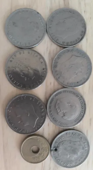 Lote monedas antiguas españolas y extranjeras