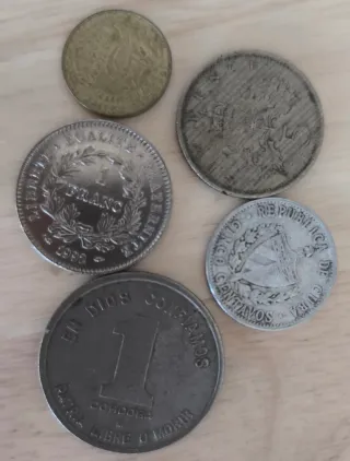 Lote monedas antiguas españolas y extranjeras