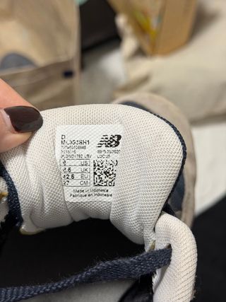 Zapatillas New Balance Beige/Azul