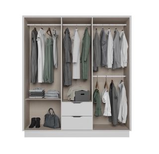 2x armadi a 6 ante, 2 cassetti ciascuno.