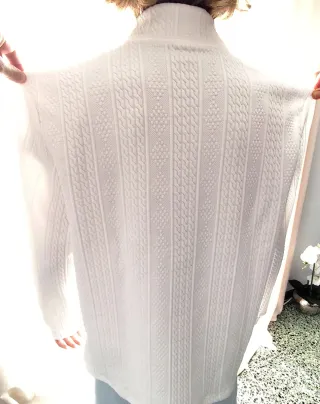 Jersey blanco hombre nuevo