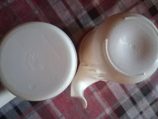 Set 2 tazze Tupperware microonde con coperchio