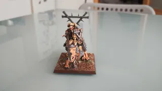 Warlord Skaven montado en rata gigante