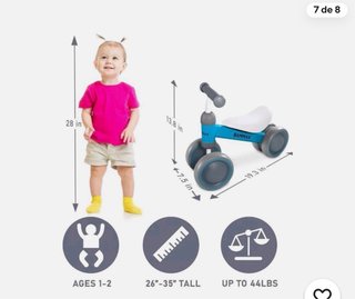 Bici de aprendizaje Bammax azul
