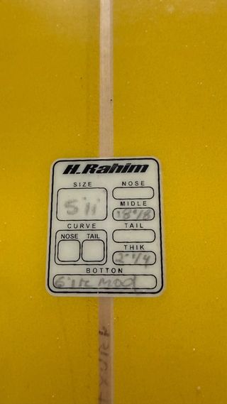 Tabla de Surf Amarilla con Funda Billabong