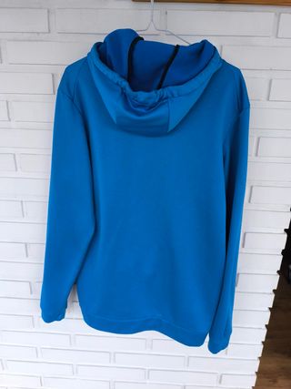 Sudadera Nike con capucha azul y logo
