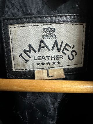 Chaqueta de cuero suave hombre