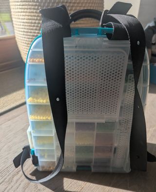 Mochila Aquabeads como nueva