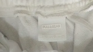 Pantalón corto de chándal blanco