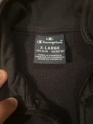 Felpa Champion Nera Taglia L