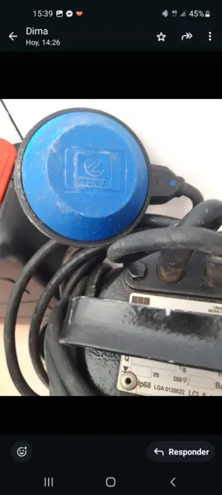 Bomba de agua Zenit DRE 150/2/G50V 1.5HP