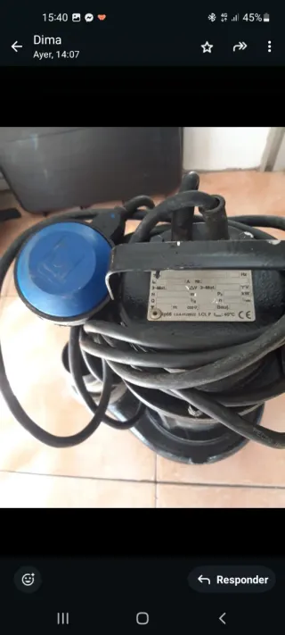 Bomba de agua Zenit DRE 150/2/G50V 1.5HP