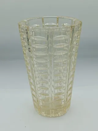 Vaso vintage vetro spesso anni 60