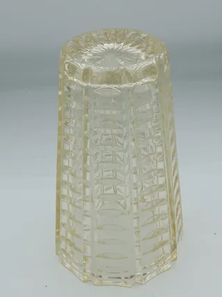 Vaso vintage vetro spesso anni 60