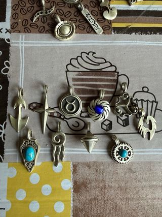 75 Colgantes Zik Zok Plata