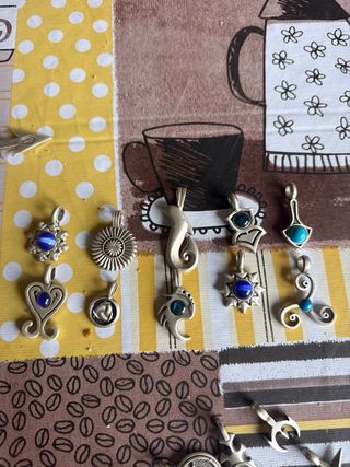 75 Colgantes Zik Zok Plata