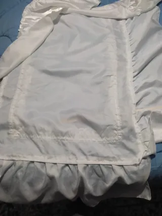 Colcha cuna blanca verano