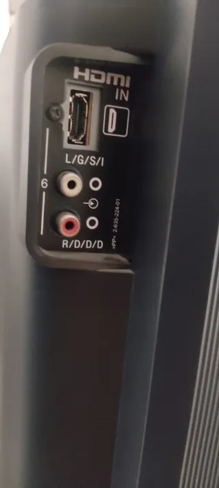 TV Sony Bravia Plata/Negro