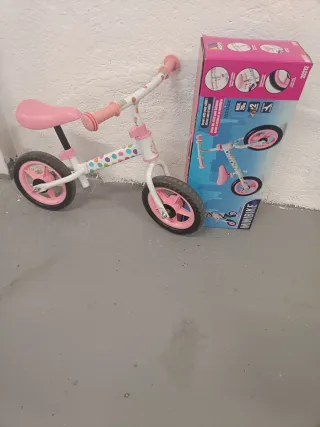Bicicleta sin pedales Molto rosa