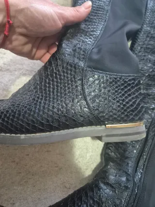 Botas altas Exe negras