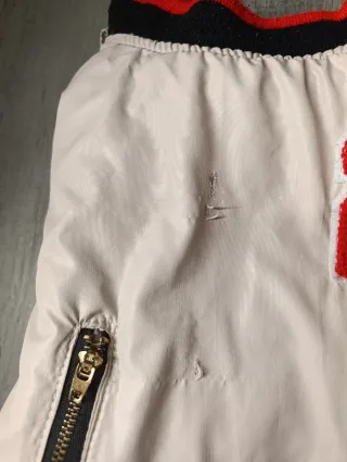 Abito  invernale cane beige/rosso