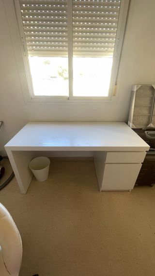 ESCRITORIO MALM BLANCO IKEA