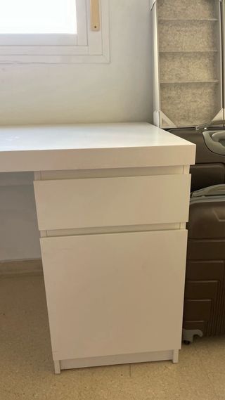 ESCRITORIO MALM BLANCO IKEA
