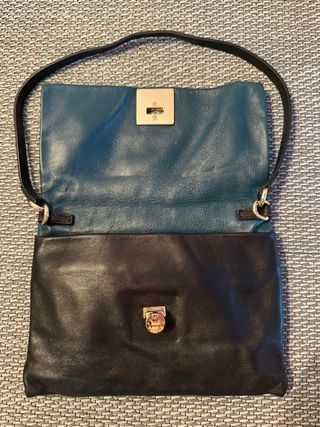 Bolso Furla Negro y Verde