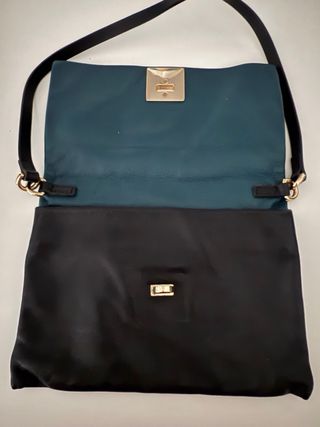 Bolso Furla Negro y Verde