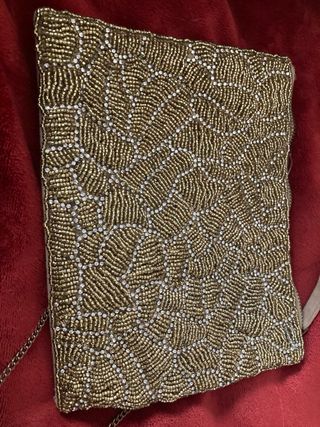 Bolso de fiesta Dayaday dorado