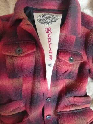 Abrigo Replay Vintage Tipo Americana