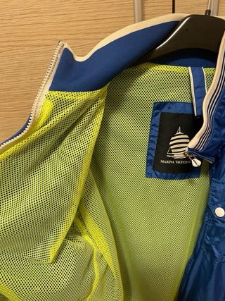 Giubbotto Marina Yachting blu e verde