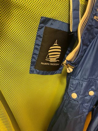 Giubbotto Marina Yachting blu e verde