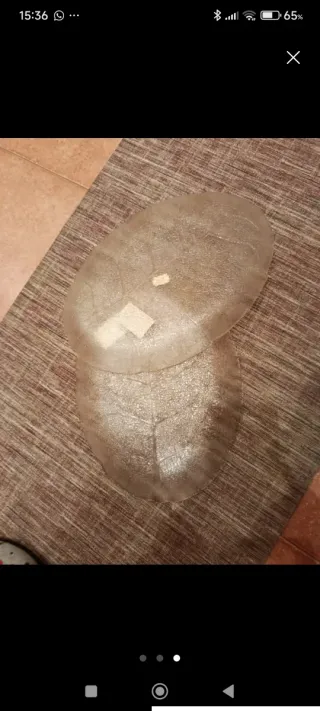 2 Platos Ovalados de Cristal