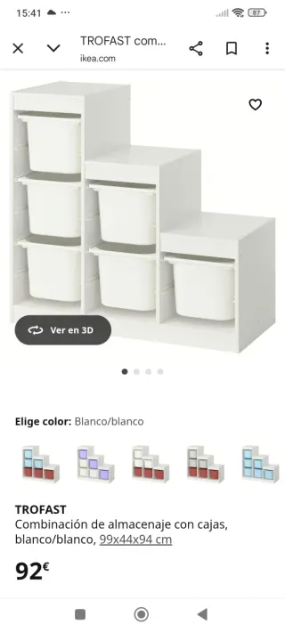 Mueble organizador de juguetes IKEA