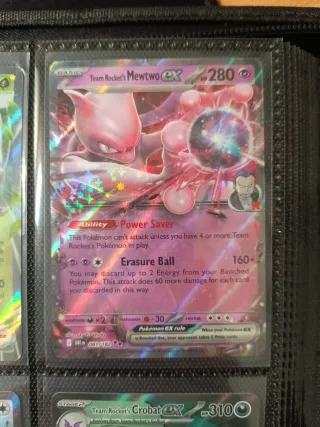 Mewtwo EX Team Rocket 081/182 Carta Pokémon