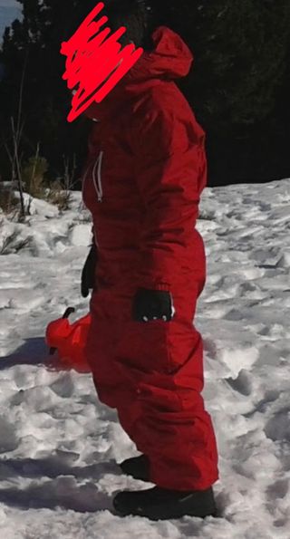 Guantes de Nieve Negros y Blancos