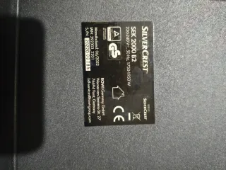 Chimenea Eléctrica Lidl Negra