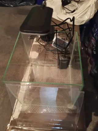 Pecera de cristal 5L