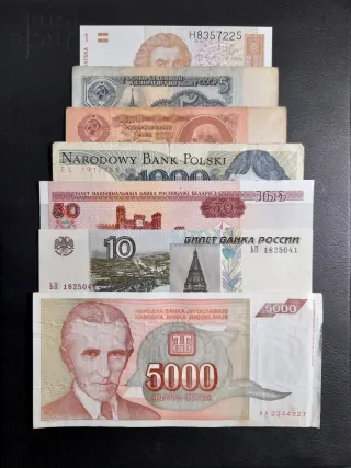 Billetes Europa del Este
