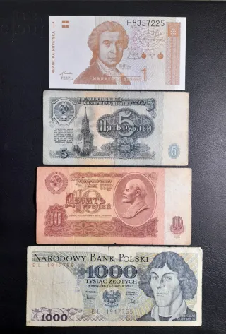 Billetes Europa del Este