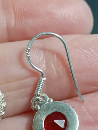 Pendientes Plata Ley Citrino