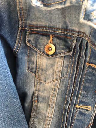 Cazadora tejana Zara niña 7/8 años