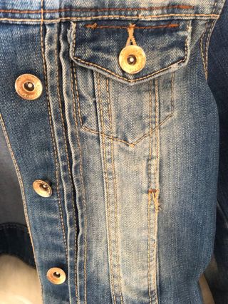 Cazadora tejana Zara niña 7/8 años