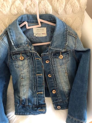 Cazadora tejana Zara niña 7/8 años