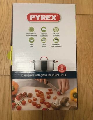 Pentola Pyrex 20 cm Acciaio