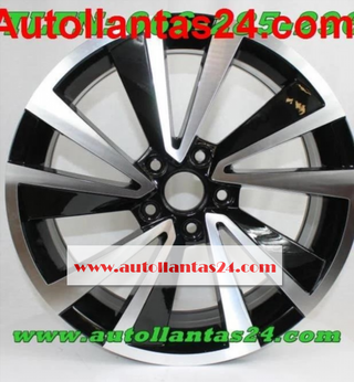 Juego 4 llantas volkswagen lexter black me